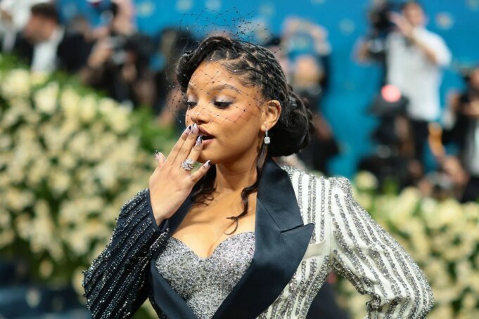 Halle Bail The 2025 Met Gala Celebrating "Superfine: Tailoring Black Style" - Arrivals - Source: Getty