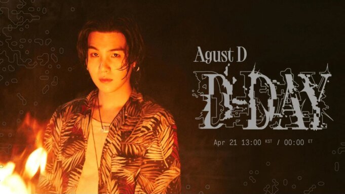 “King Agus Agust D’s D-DAY poster (Image via X/@bts_bighit)