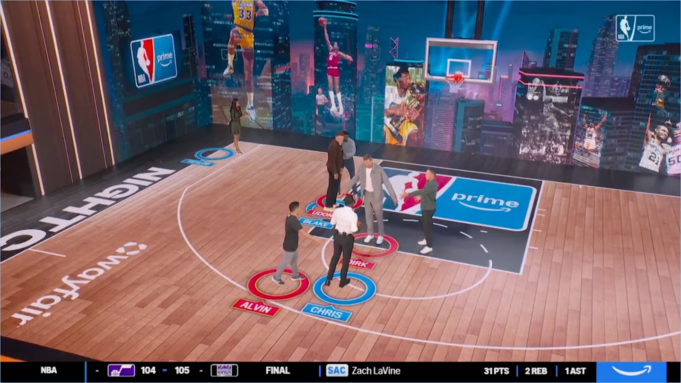 亞馬遜推出炫目的 L 亞馬遜推出炫目的 LED 舞台,在 NBA 報導首晚驚艷亮相| mtgamer.com