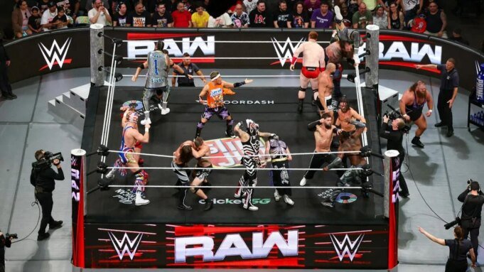 A still from Monday Night RAW (Picture Courtesy: WWE.com)
