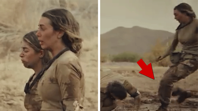 布萊恩娜·拉帕格利亞 (Brianna LaPaglia) 和馬克·埃斯蒂斯 (Mark Estes) 在《特種部隊》中展開一場泥濘鬥毆| mtgamer.com