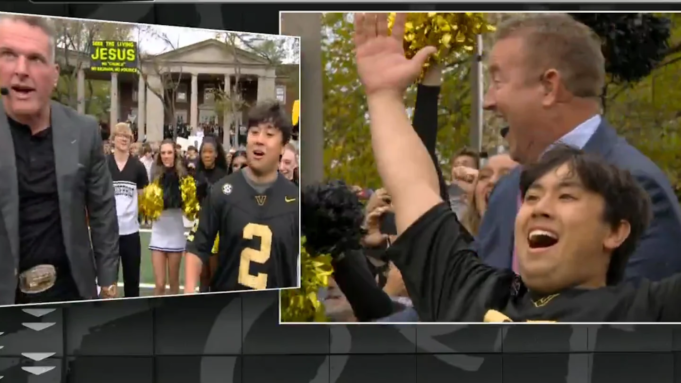 帕特·麥卡菲 (Pa 帕特·麥卡菲 (Pat McAfee) 在大學比賽日 (College GameDay) 贏得 50 萬美元獎金後,一名范德比爾特大學 (Vanderbilt) 學生的職業生涯可能會有光明的前景。| mtgamer.com