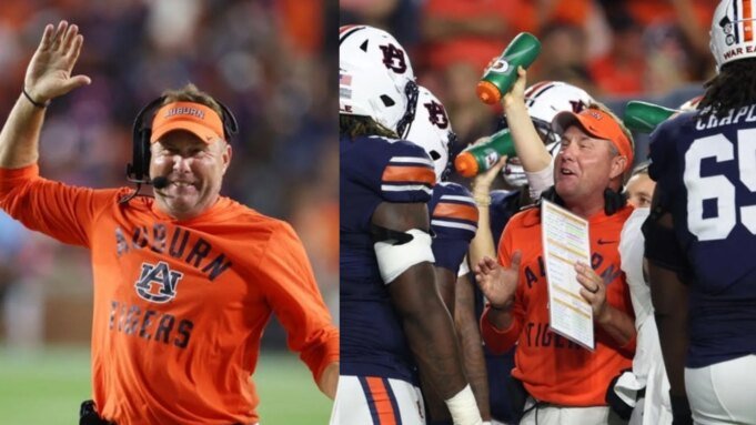 Auburn coach Hugh Freeze (Image Source: IMAGN)