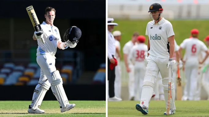 格林和康斯塔斯失敗後 Steve Smith and Cameron Green had contrasting fortunes in the penultimate pre-Ashes round of the Sheffield Shield on Wednesday (October 29).