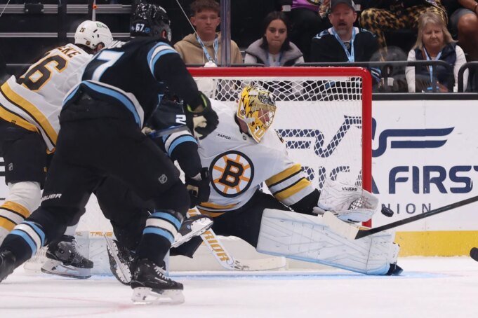 波士頓棕熊隊 3-2 NHL: Boston Bruins at Utah Mammoth - Source: Imagn