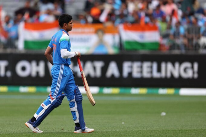 隨著印度退出澳大利亞 Australia v India - ODI Series: Game 1 - Source: Getty