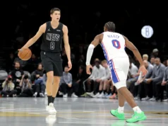 NBA 杯慘敗給 76 人隊,籃網隊球員葉戈爾·德明 (Egor Demin) 成績下降 23 分
| mtgamer.com NBA 杯慘敗給 76 人隊,籃網隊球員葉戈爾·德明 (Egor Demin) 成績下降 23 分
| mtgamer.com