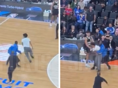 在快船隊對陣快船隊的比賽中球迷沖向法庭掘金隊比賽,為溜冰鞋提供安全保障
| mtgamer.com 在快船隊對陣快船隊的比賽中球迷沖向法庭掘金隊比賽,為溜冰鞋提供安全保障
| mtgamer.com