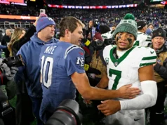 想要參加 NFL 比賽嗎?噴氣機隊四分衛賈斯汀·菲爾茲可能是實現這一目標的最佳機會
| mtgamer.com 想要參加 NFL 比賽嗎?噴氣機隊四分衛賈斯汀·菲爾茲可能是實現這一目標的最佳機會
| mtgamer.com