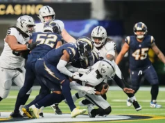 在臨時協調員格雷格·奧爾森的帶領下,突襲者隊的進攻在第一場比賽中看起來基本相同
| mtgamer.com 在臨時協調員格雷格·奧爾森的帶領下,突襲者隊的進攻在第一場比賽中看起來基本相同
| mtgamer.com