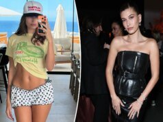海莉·比伯 (Hailey Bieber) 穿著小圓點短褲在海邊自拍,展現出緊繃的腹部
| mtgamer.com 海莉·比伯 (Hailey Bieber) 穿著小圓點短褲在海邊自拍,展現出緊繃的腹部
| mtgamer.com
