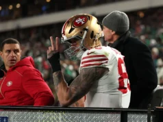 49人隊在 IR 上加入了 TE 來取代喬治·基特爾 (George Kittle)
| mtgamer.com 49人隊在 IR 上加入了 TE 來取代喬治·基特爾 (George Kittle)
| mtgamer.com