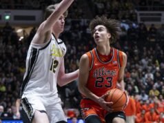 基頓·瓦格勒 (Keaton Wagler) 的職業生涯努力幫助排名第 11 的伊利諾伊州擊敗排名第 4 的普渡大學
| mtgamer.com 基頓·瓦格勒 (Keaton Wagler) 的職業生涯努力幫助排名第 11 的伊利諾伊州擊敗排名第 4 的普渡大學
| mtgamer.com