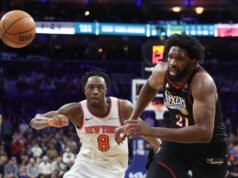 杰倫·布倫森幫助尼克斯隊擊敗76人隊
| mtgamer.com 杰倫·布倫森幫助尼克斯隊擊敗76人隊
| mtgamer.com